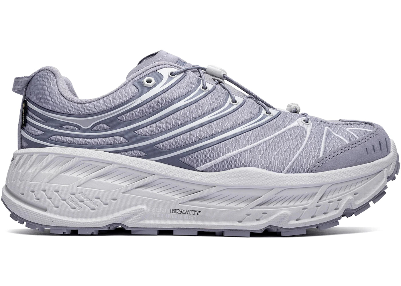 Hoka One One Stinson EVO Gore-Tex Foggy Grey - vue 360