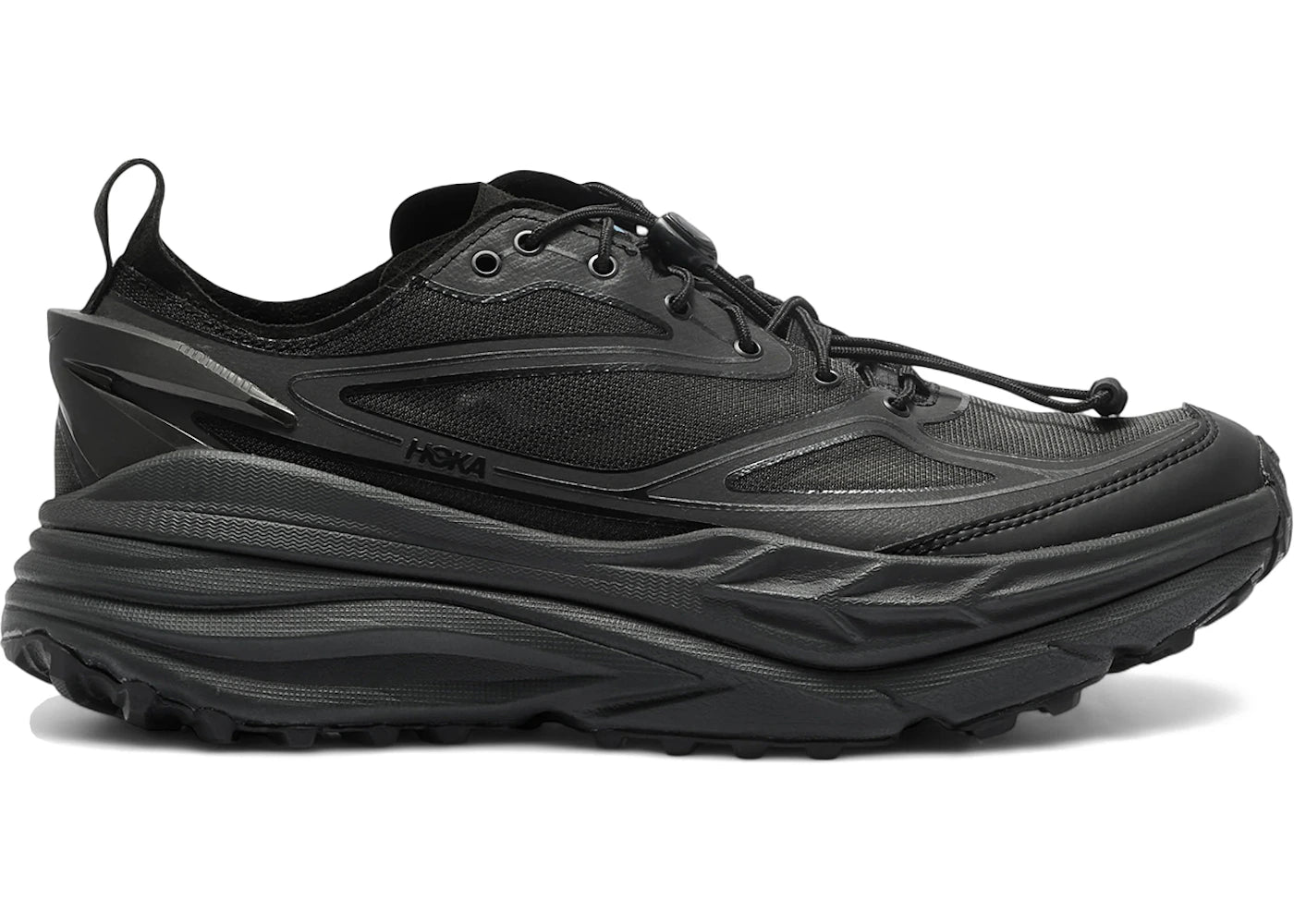 Hoka One One Stinson One7 Black Dover Street Market Exclusive - vue 360