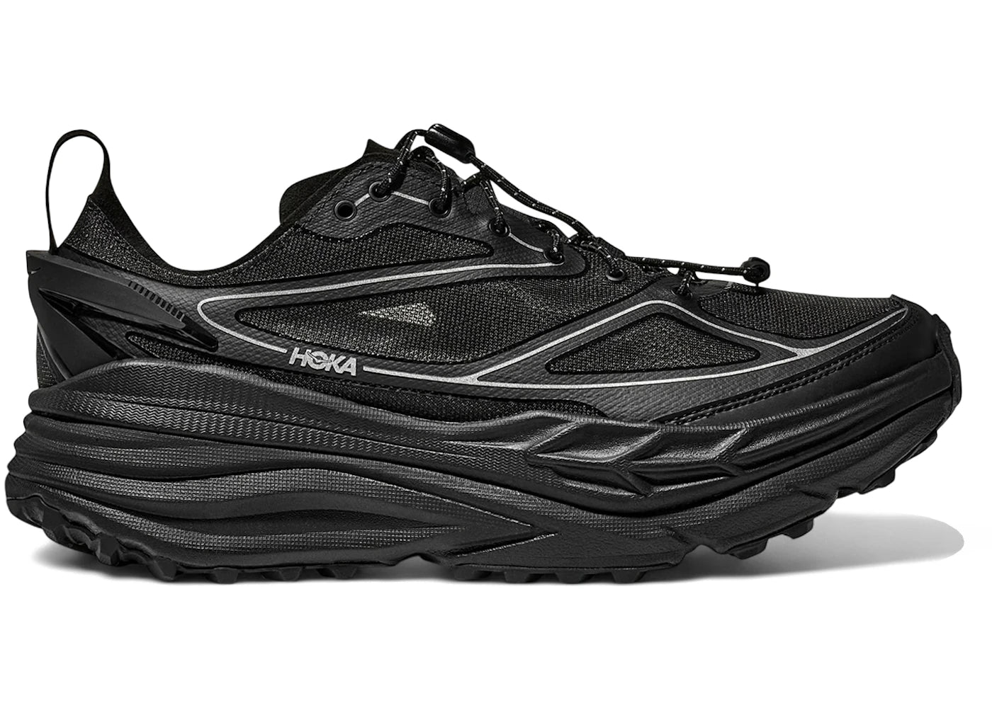 Hoka One One Stinson One7 Black Silver - vue 360