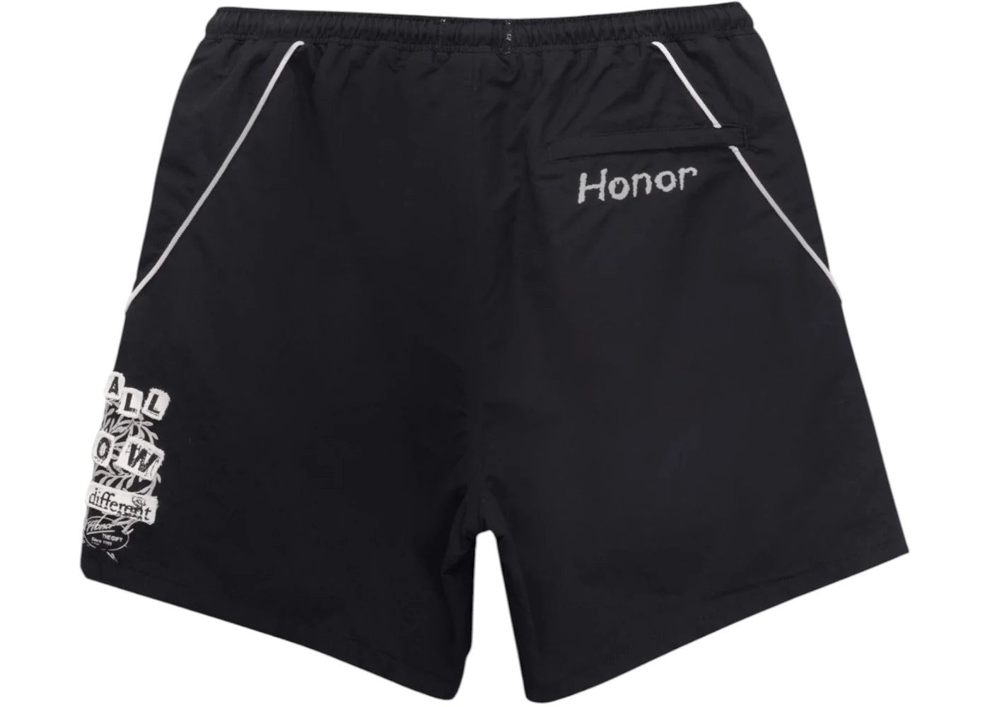 Honor The Gift Growth Track Shorts Black - vue secondaire B