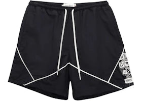 Honor The Gift Growth Track Shorts Black - vue 360