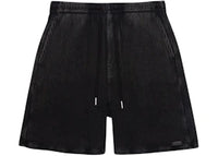Honor The Gift Rib Knit  Drawcord 7 Inch Shorts Black