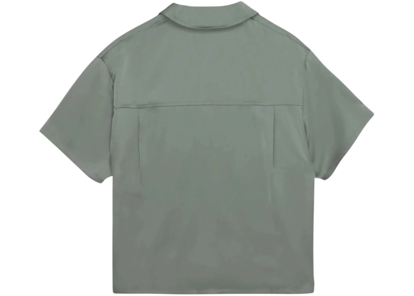 Honor The Gift Satin Chest Logo Camp Collar Shirt Sage - vue secondaire B