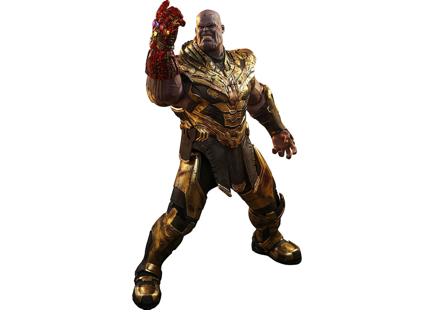 Hot Toys Marvel Avengers Endgame Thanos Battle Damaged Collectible Figure - vue 360