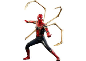 Hot Toys Marvel Movie Masterpiece Iron Spider-Man Infinity War Collectible Figure - vue 360