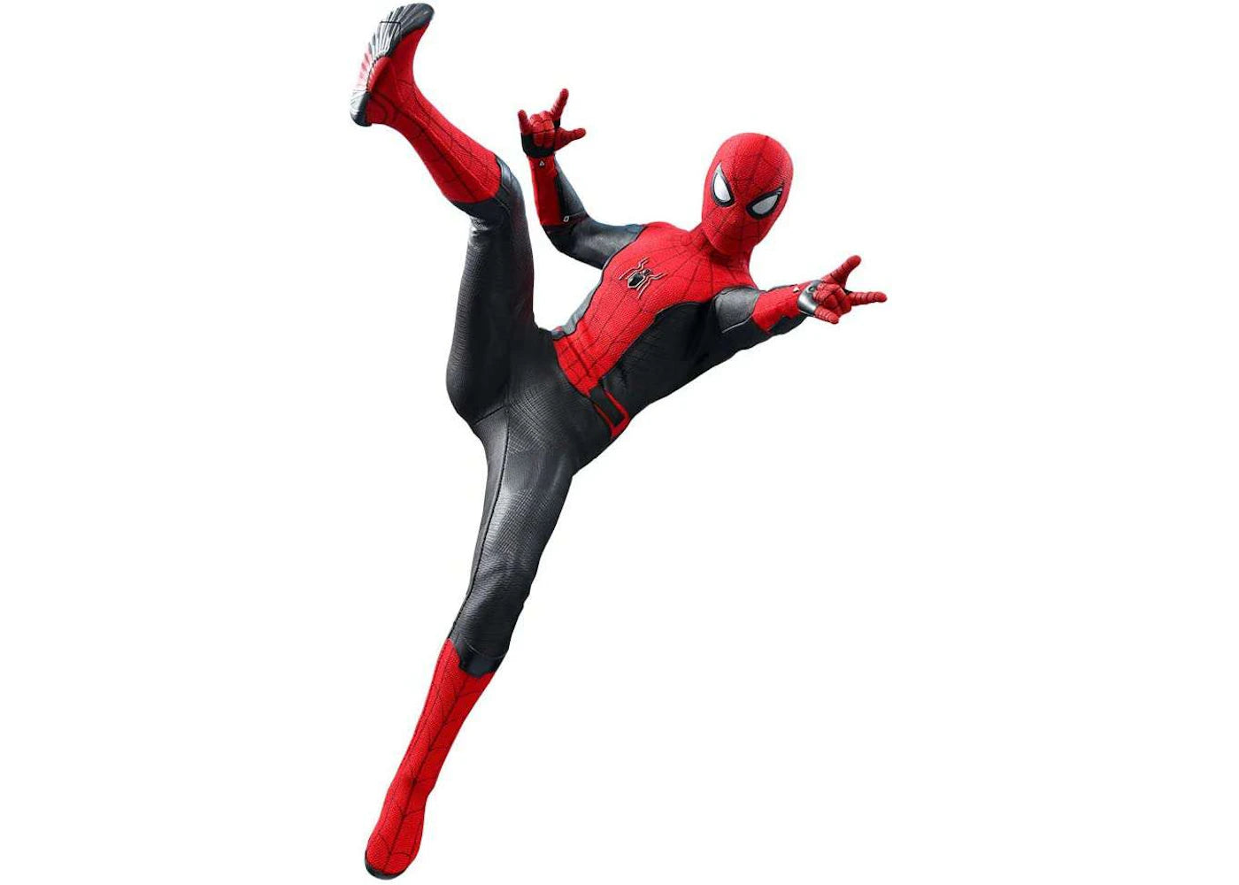 Hot Toys Marvel Movie Masterpiece Spider-Man Upgraded Suit Collectible Figure - vue secondaire A