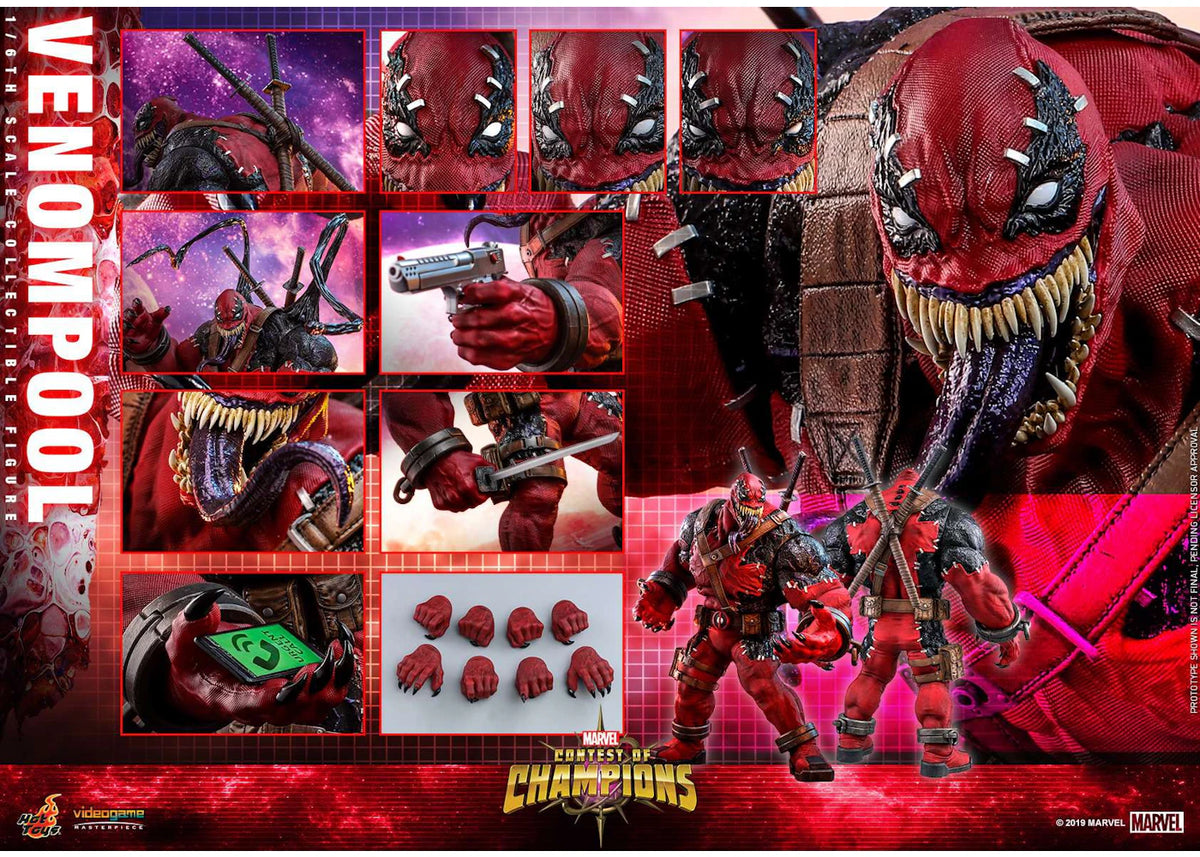 Hot Toys Marvel Venompool Collectible Figure - vue secondaire B