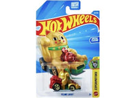 Hot Wheels Feline Lucky Experimotors Diecast Toy Vehicle Gold Cat