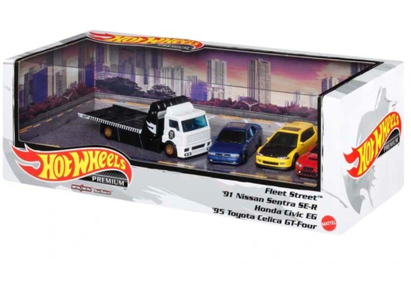 Hot Wheels Premium Display Diecast Collection 4-Pack 1:64 - vue secondaire B