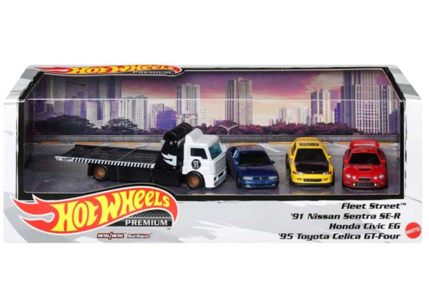 Hot Wheels Premium Display Diecast Collection 4-Pack 1:64 - vue secondaire A