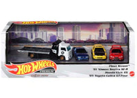 Hot Wheels Premium Display Diecast Collection 4-Pack 1:64