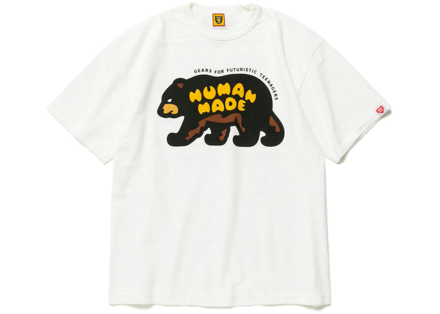 Human Made Bear Graphic #10 T-Shirt White - vue secondaire A