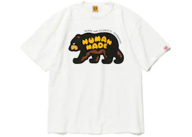 Human Made Bear Graphic #10 T-Shirt White - vue 360