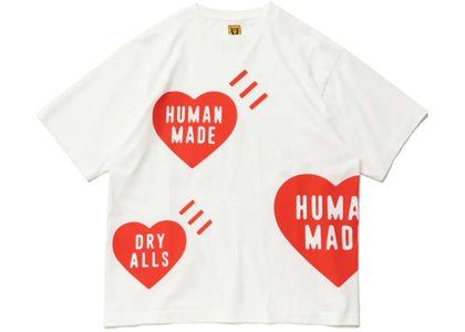 Human Made Big Heart T-Shirt White Red - apparel view 2