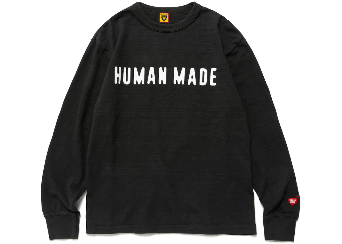 Human Made Classic L/S T-Shirt Black - vue secondaire A