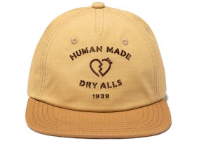 Human Made Dry Alls 5 Panel Rip Stop Cap Beige - vue 360
