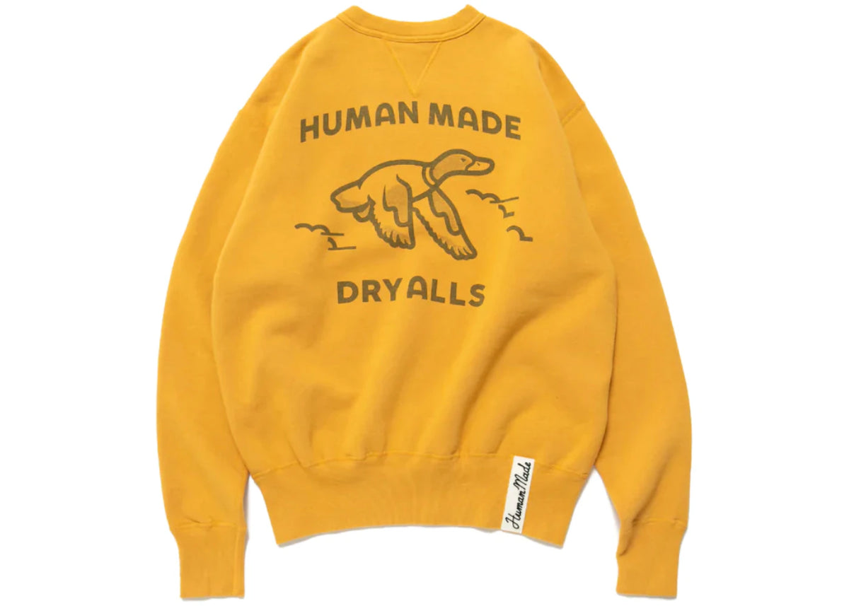 Human Made Duck Tsuriami Sweatshirt Yellow - vue secondaire A
