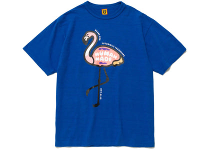Human Made Flamingo T-Shirt Blue - apparel view 2