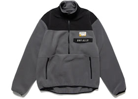 Human Made Fleece Half-Zip Pullover Grey