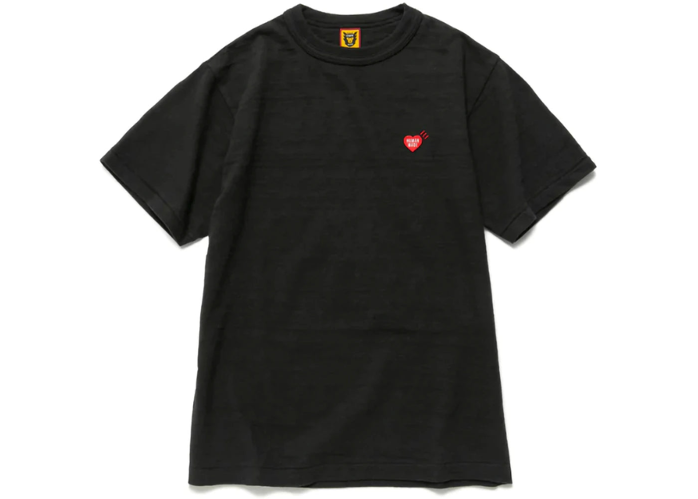 Human Made Heart Badge T-Shirt Black Red - vue secondaire A