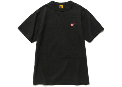 Human Made Heart Badge T-Shirt Black Red - apparel view 2