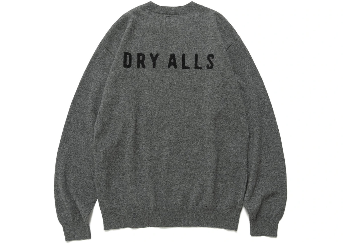 Human Made Heart L/S Knit Sweater Grey - vue secondaire B