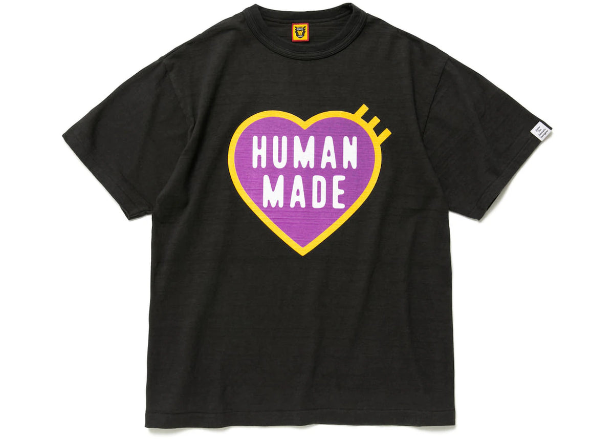 Human Made Heart Logo Graphic #12 T-Shirt Black - vue secondaire A