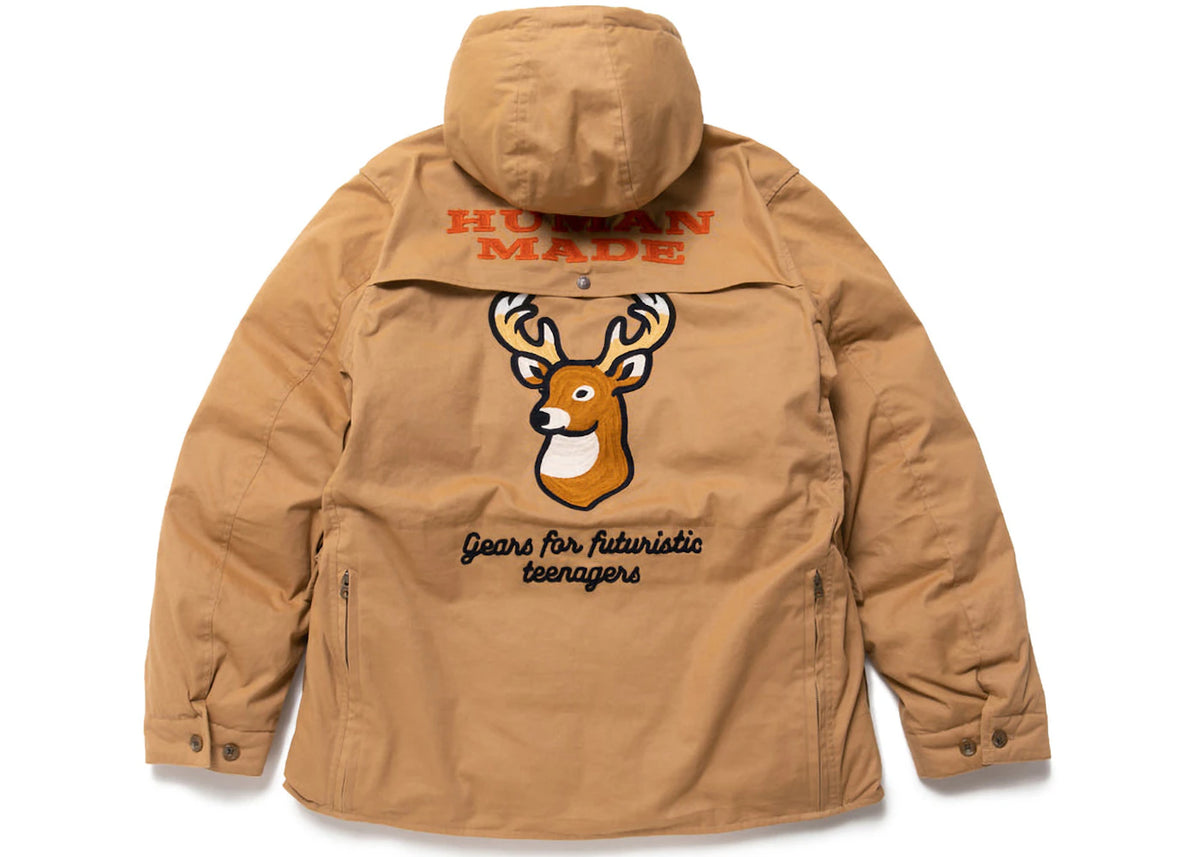 Human Made Insulated Hunting Jacket Brown - vue secondaire A
