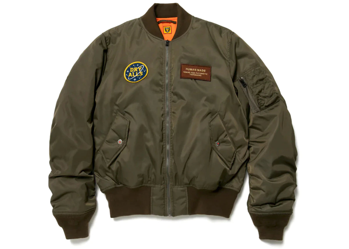 Human Made MA-1 Jacket Olive Drab - vue secondaire B