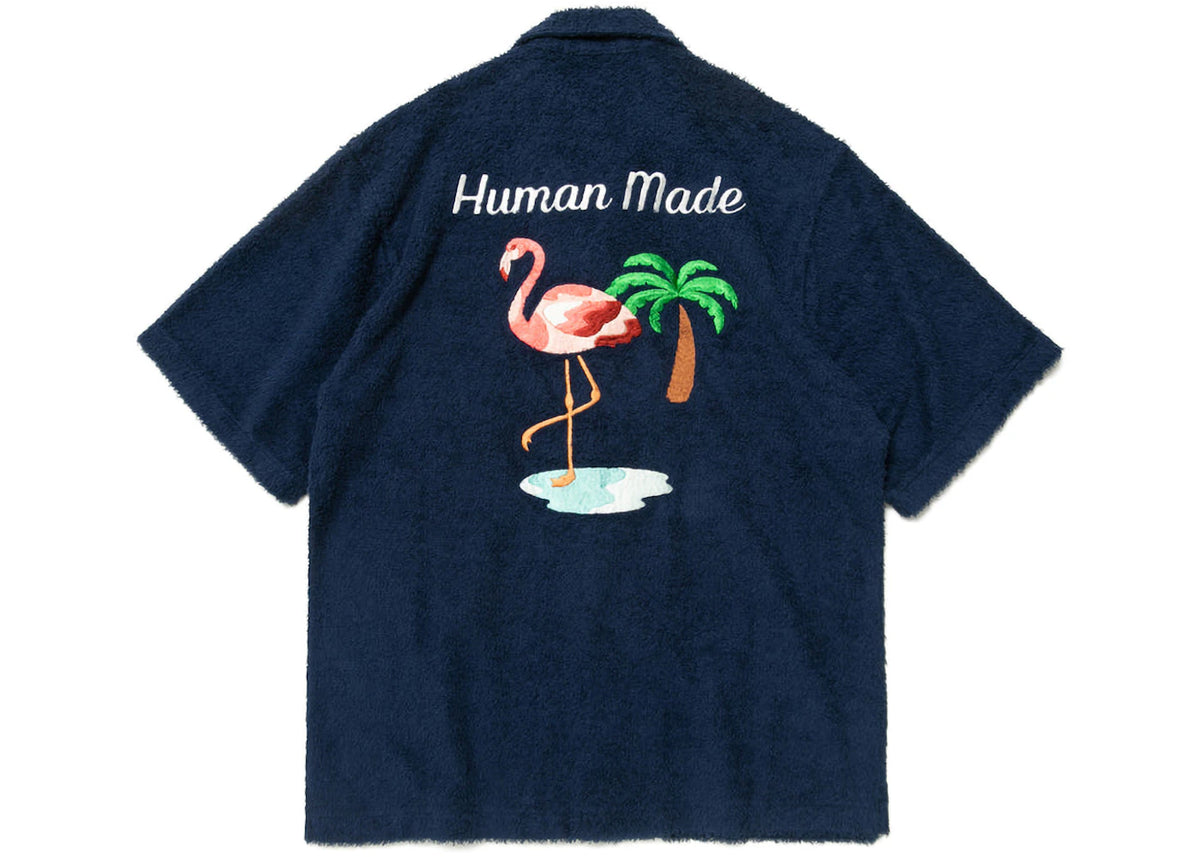 Human Made Pile Shirt Navy - vue secondaire B