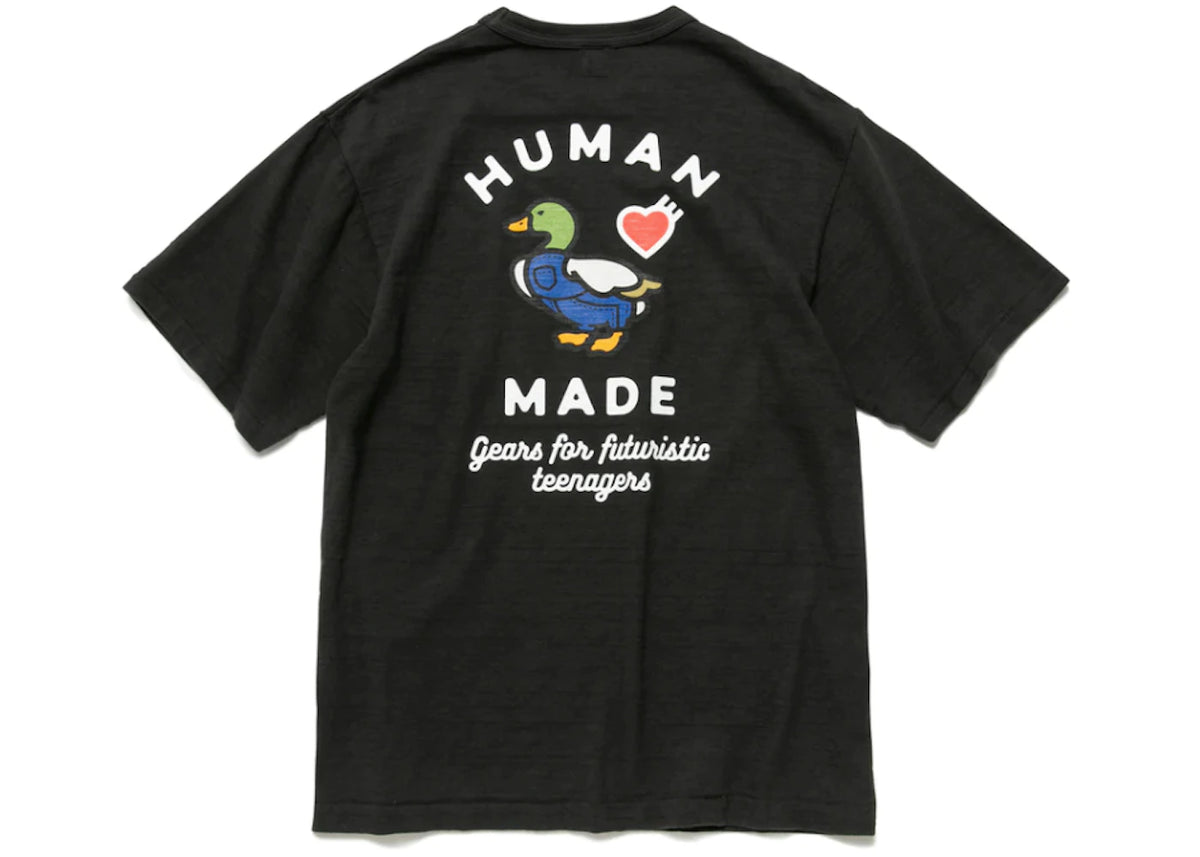 Human Made Pocket #3 T-Shirt Black - vue 360