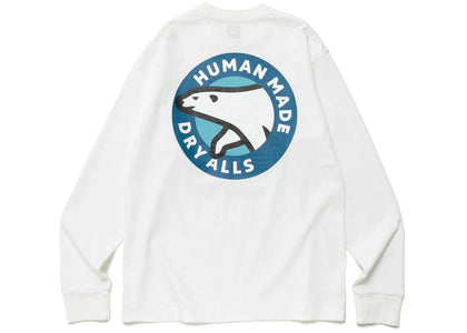 Human Made Polar Bear Graphic L/S Tee White - product view 2