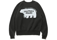 Human Made Raglan Crew Neck Sweatshirt Black