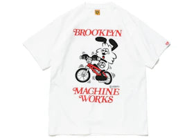 Human Made x BROOKLYN MACHINE WORKS x Girls Don’t Cry T-Shirt White - vue 360