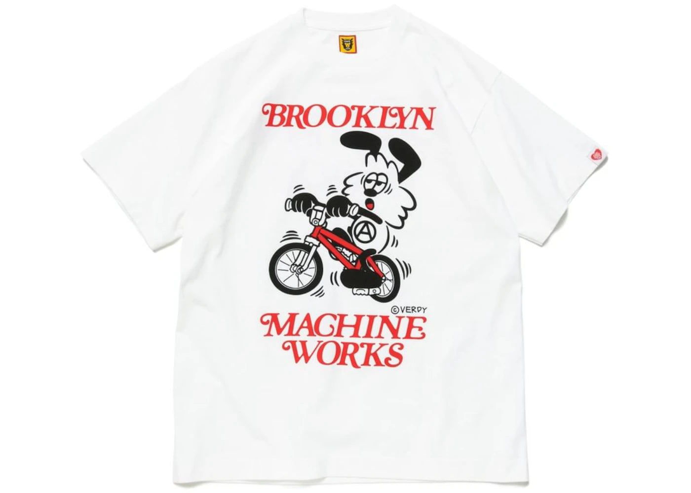 Human Made x BROOKLYN MACHINE WORKS x Girls Don’t Cry T-Shirt White - vue secondaire A