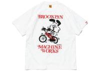 Human Made x BROOKLYN MACHINE WORKS x Girls Don’t Cry T-Shirt White