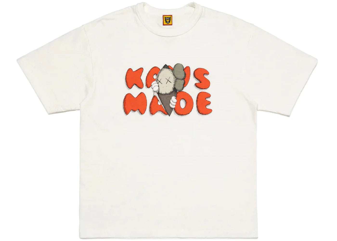Human Made x KAWS Made Graphic I T-shirt (SS24) White - vue 360