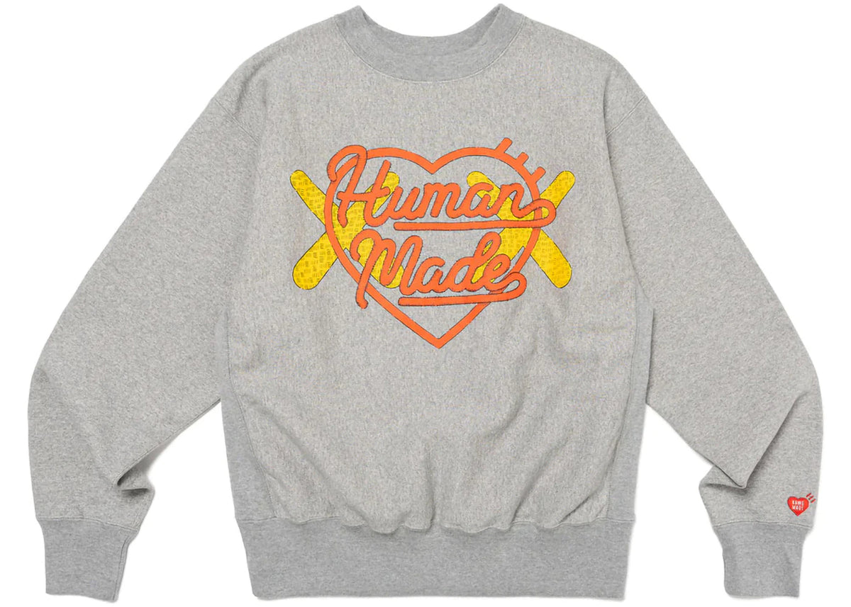 Human Made x KAWS Sweatshirt Grey - vue secondaire A