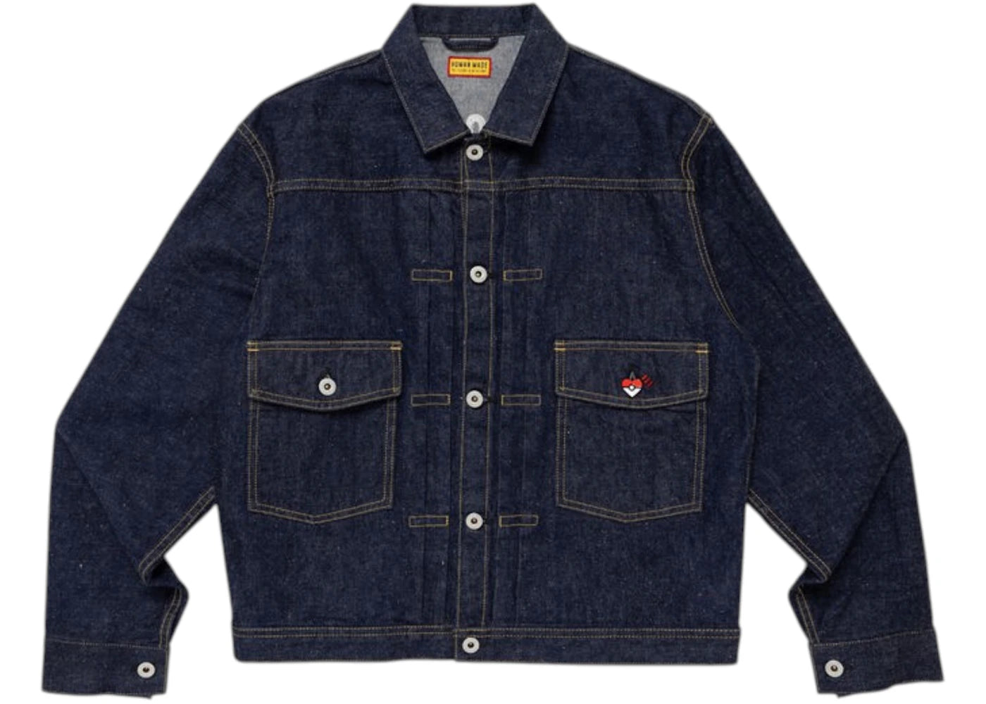 Human Made x Pokemon Made Denim Jacket Indigo - vue secondaire A