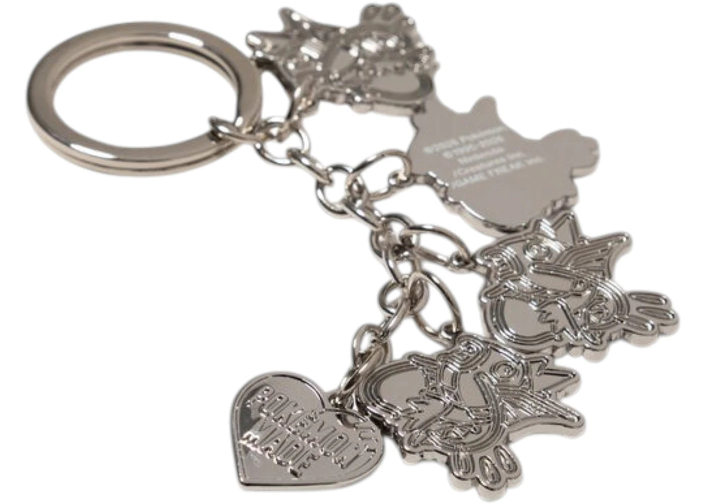 Human Made x Pokemon Made Magikarp Keyring Silver - vue secondaire B