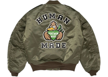 Human Made x Pokemon Made Padded Blouson Olivedrab - authentic Human Made product