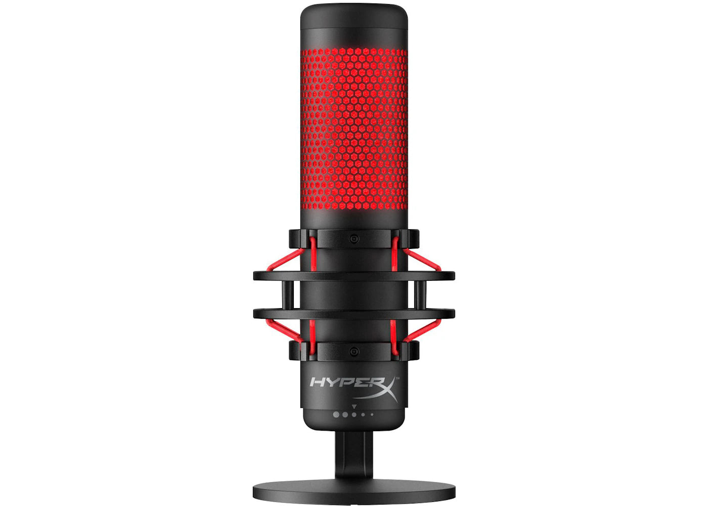 HyperX QuadCast Wired Multi-Pattern Electret Condenser Microphone HX-MICQC-BK Black