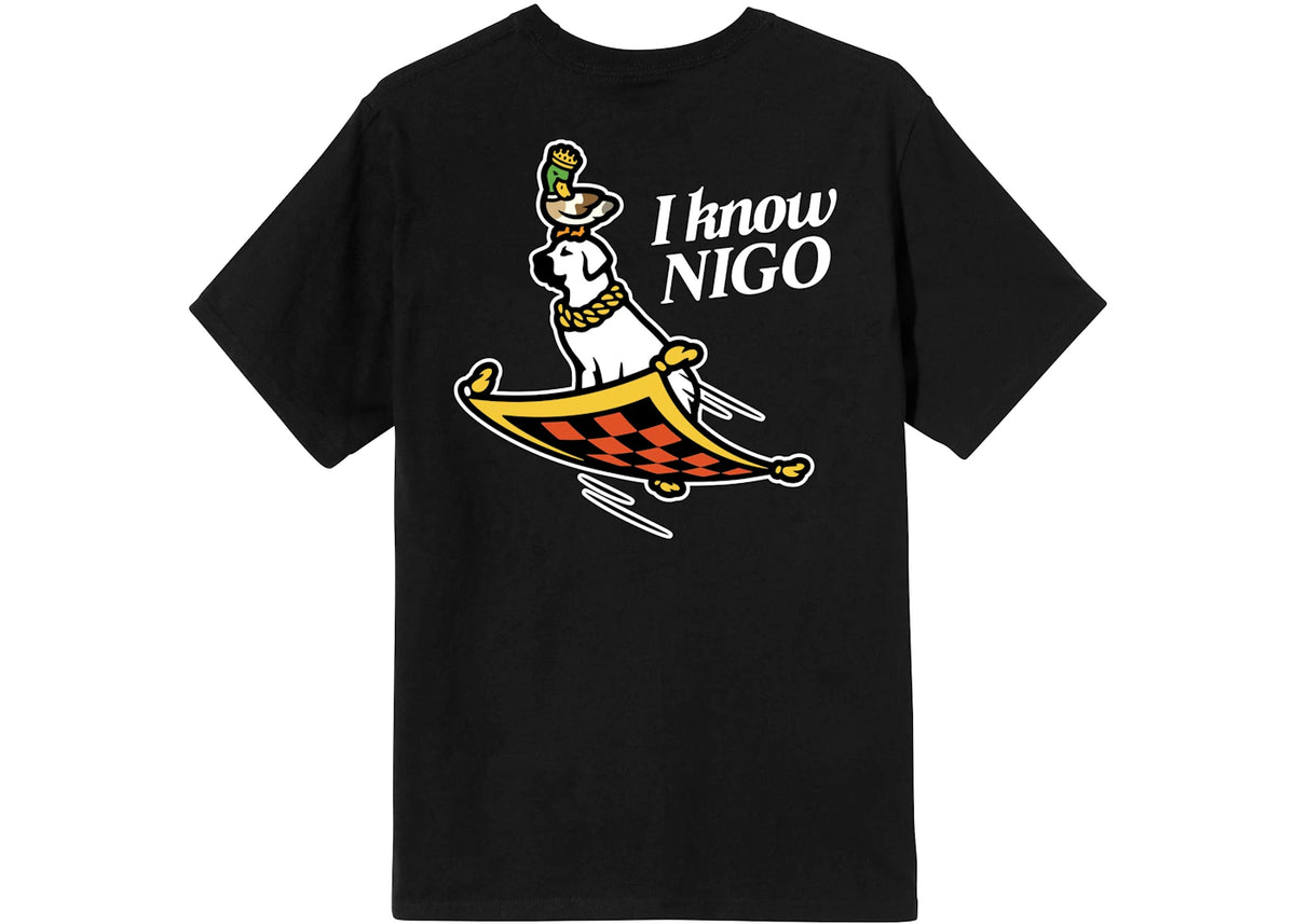 I Know Nigo Flying Carpet (Ny Pop Up) T-shirt Black - vue secondaire B