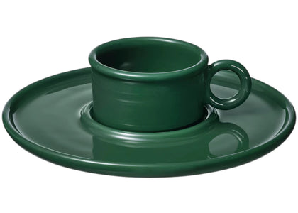 IKEA X Gustaf Westman Vinterfint Cup and Saucer Dark Green - authentic IKEA product