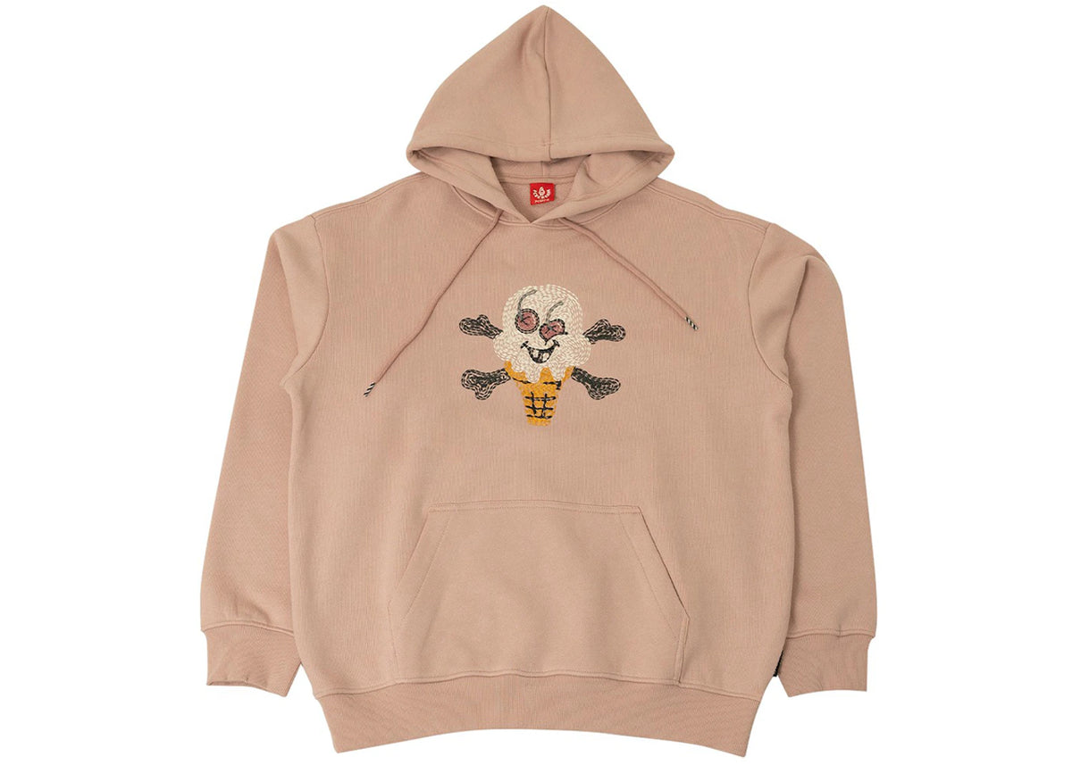 Ice Cream Croissant Hoodie Rose Smoke/Pink - vue secondaire A
