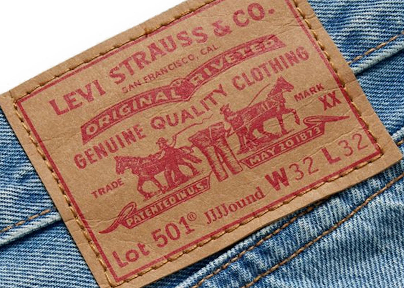 JJJJound x Levi's 501 '93 Original Fit Jeans Medium Wash - vue secondaire A