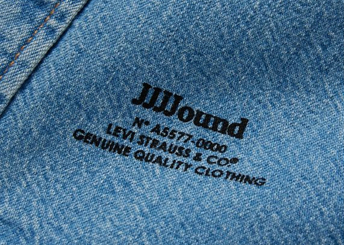 JJJJound x Levi's Western Denim Shirt Medium Wash - vue secondaire B