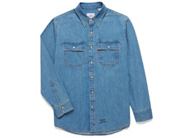 JJJJound x Levi's Western Denim Shirt Medium Wash