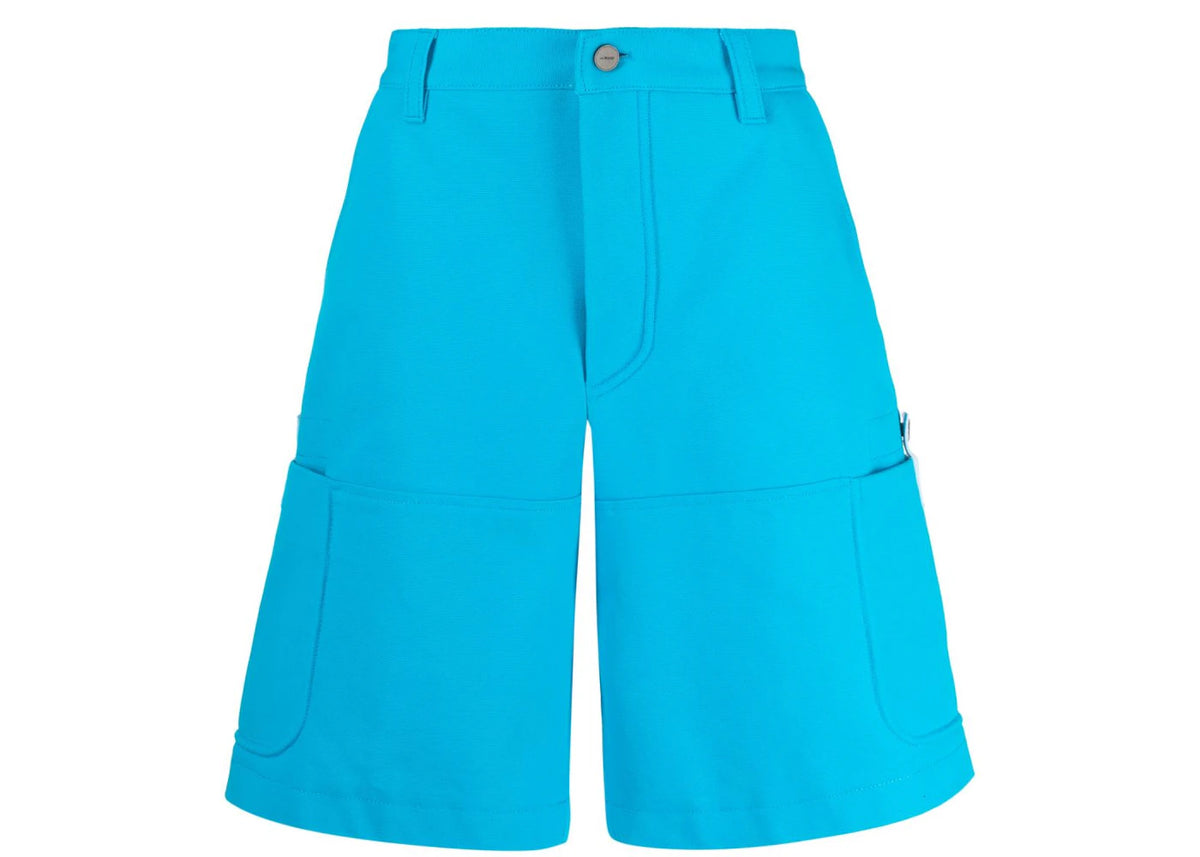 Jacquemus Cotton Cargo Shorts Blue - vue secondaire A