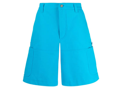 Jacquemus Cotton Cargo Shorts Blue - apparel view 2
